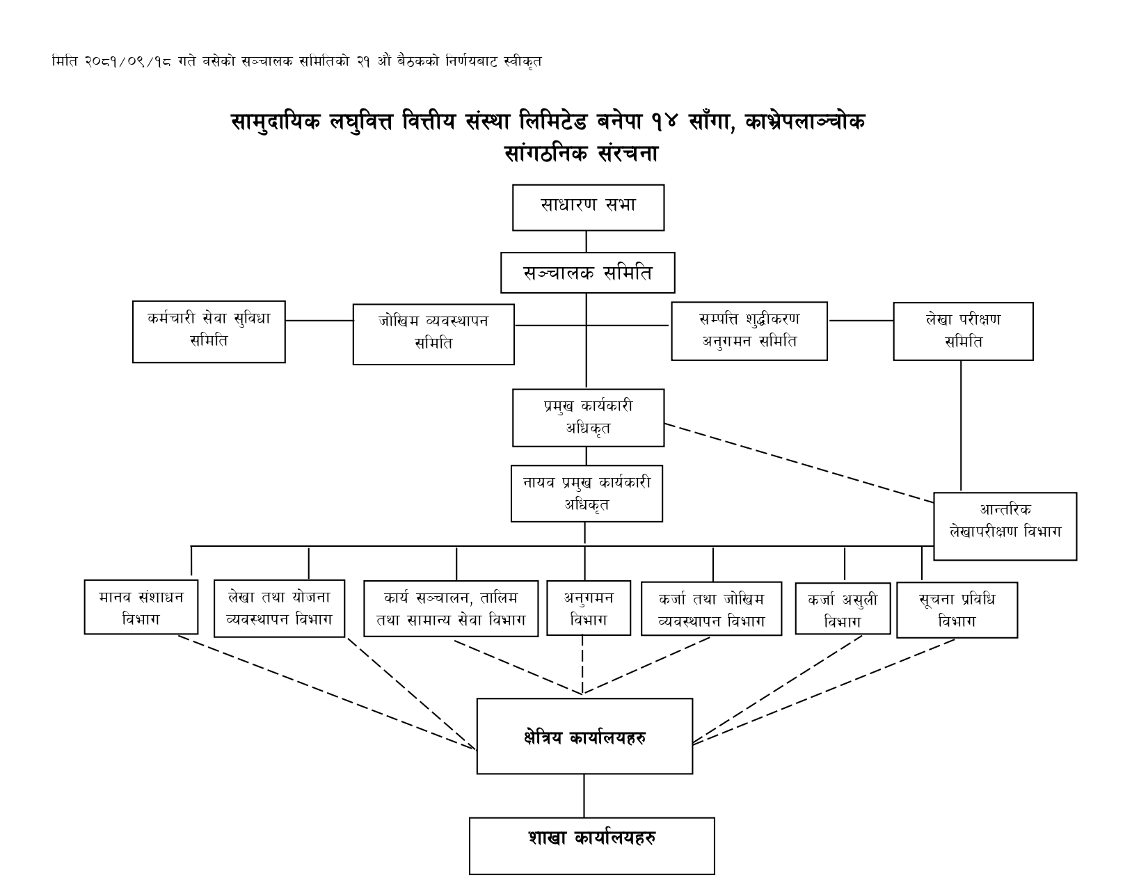 organizational structure